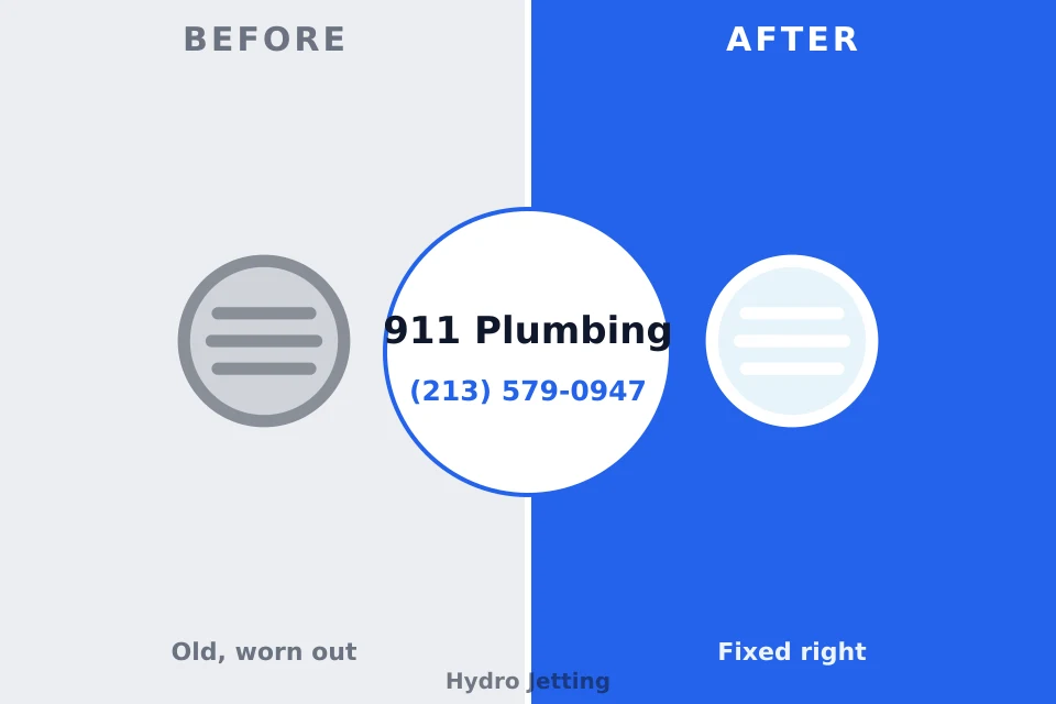 Before and after: plumbing company Trussville, AL